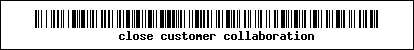 close customer collaboration